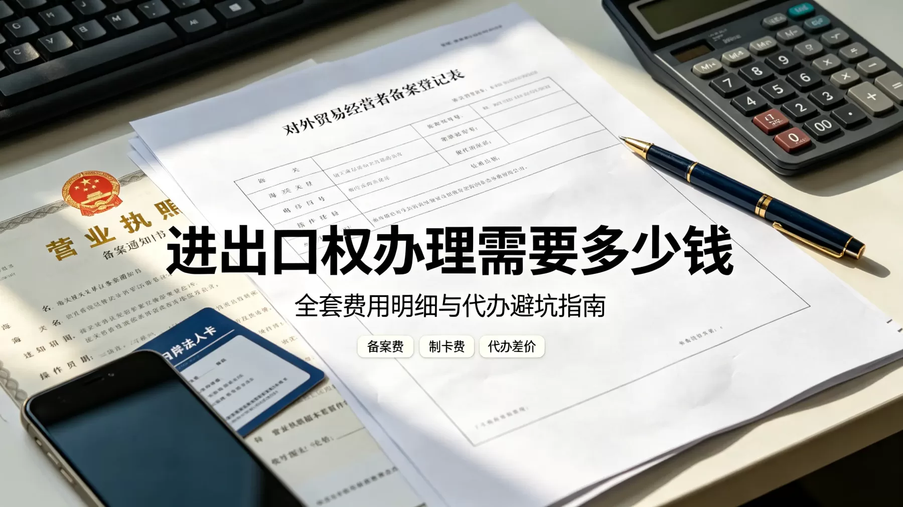 进出口权办理需要多少钱 全套费用明细与代办避坑指南