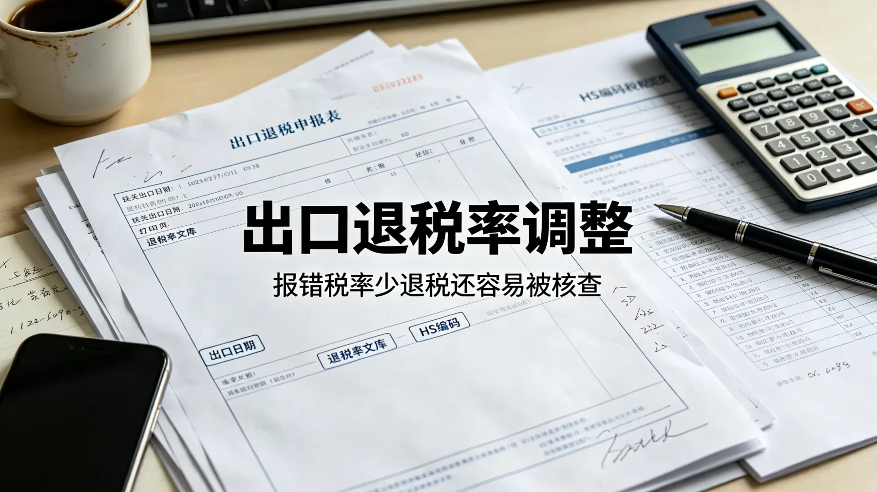 出口退税率调整 报错税率少退税还容易被核查