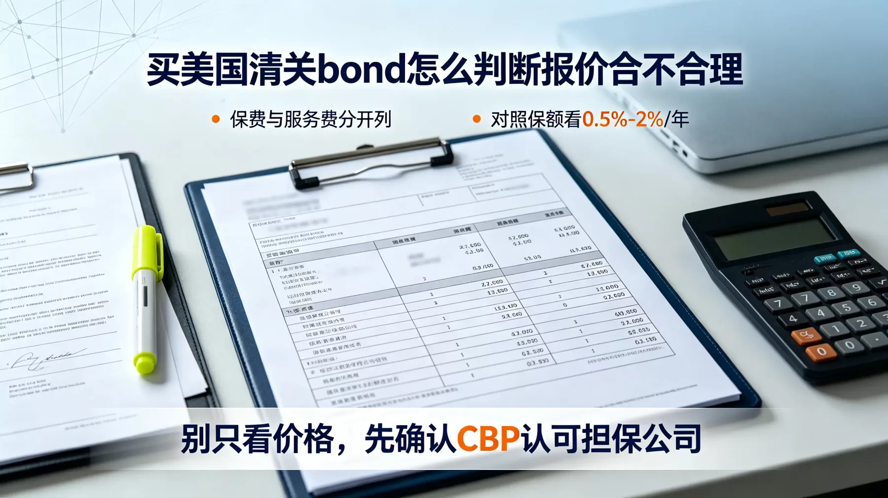 判断报价是否合理,重点看保费、服务费、保额和担保公司资质