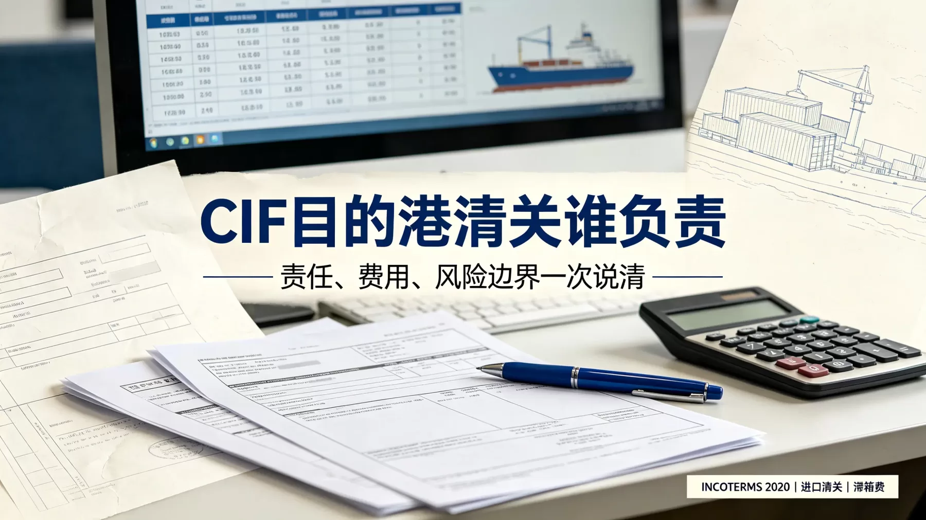 CIF目的港清关谁负责 责任费用划分及常见坑点