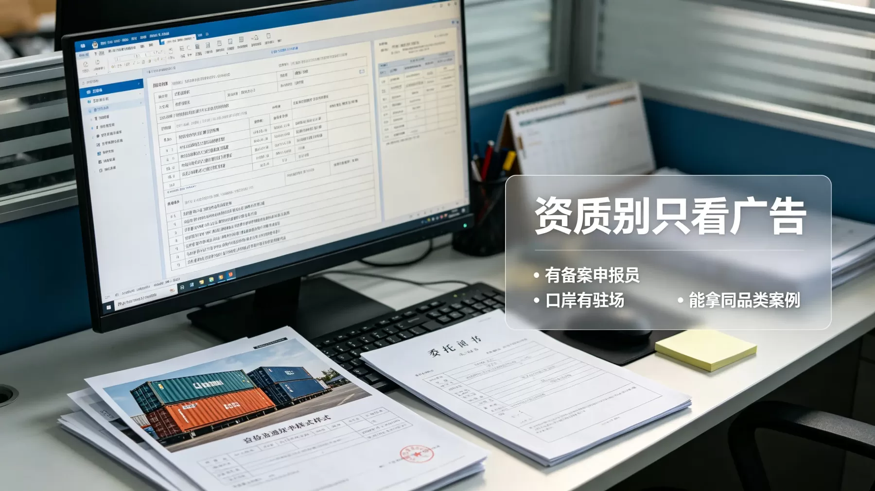 选上海危险品报关公司,别只看广告,先看备案申报员、口岸驻场能力和同品类案例 上海危险品报关公司资质判定标准实拍图