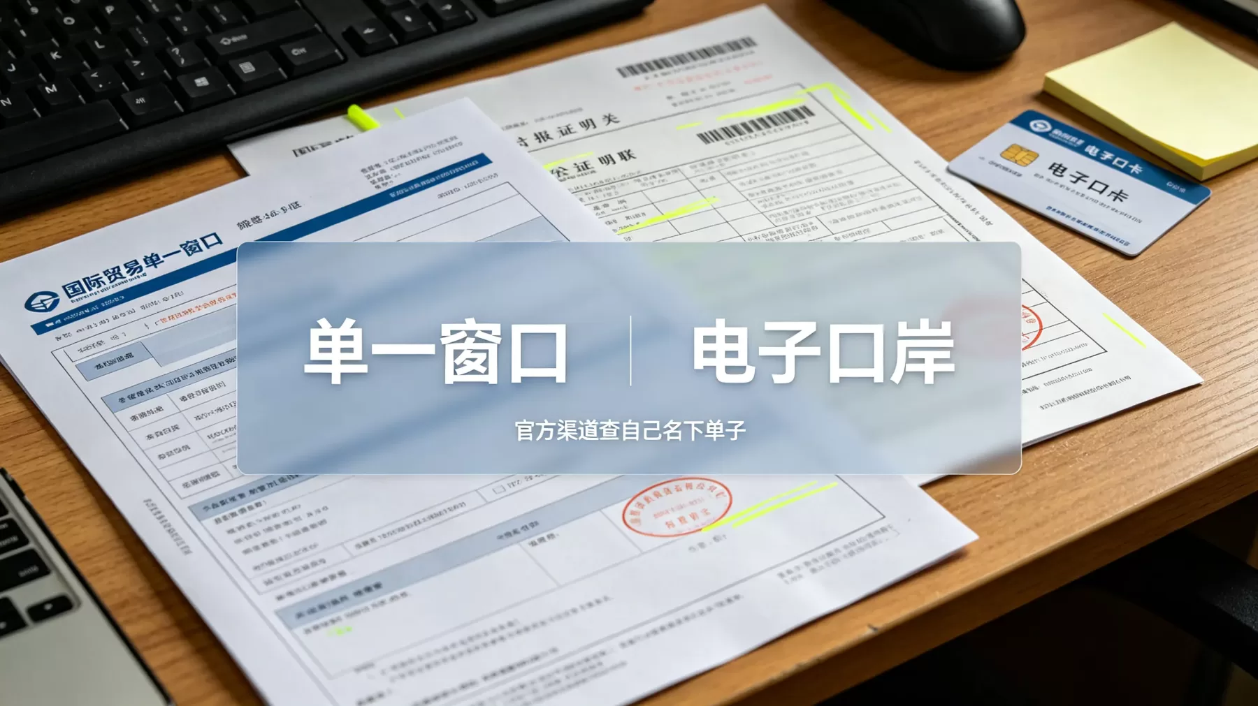 单一窗口、电子口岸、现场政务服务窗口,是查询海关进口货物报关单的正规入口 海关进口货物报关单官方查询渠道实拍图