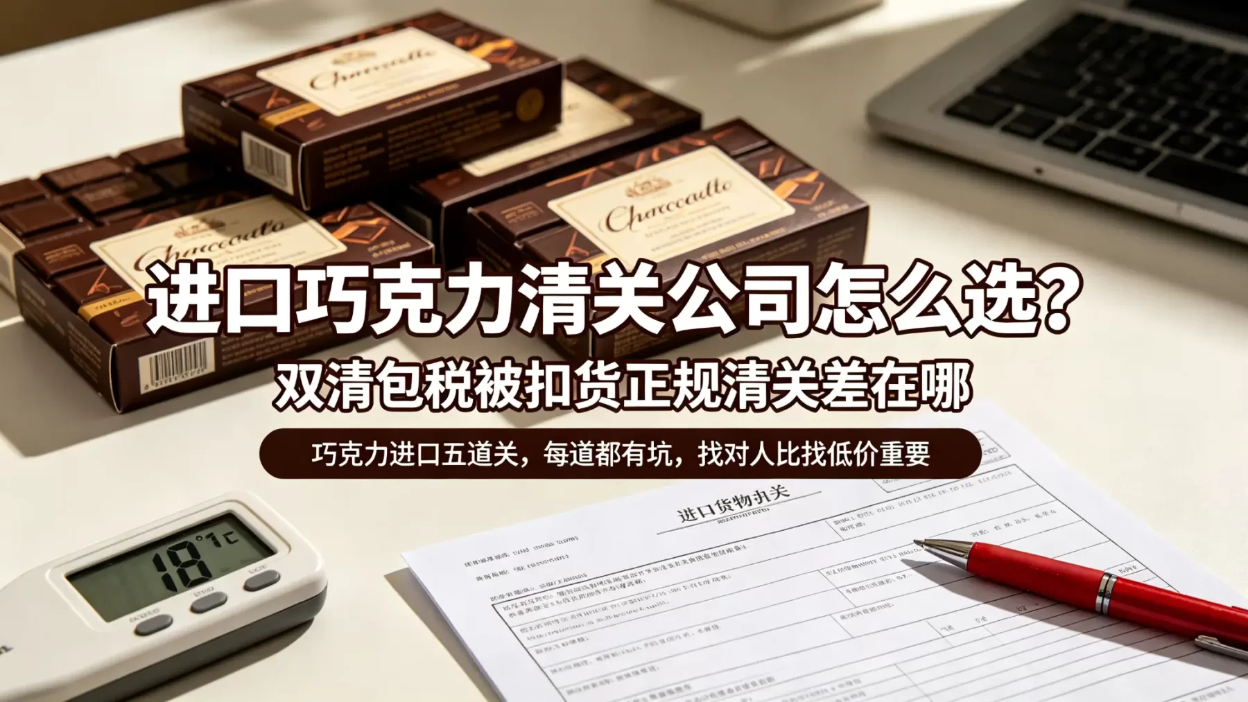 进口巧克力清关公司怎么选？双清包税被扣货正规清关差在哪