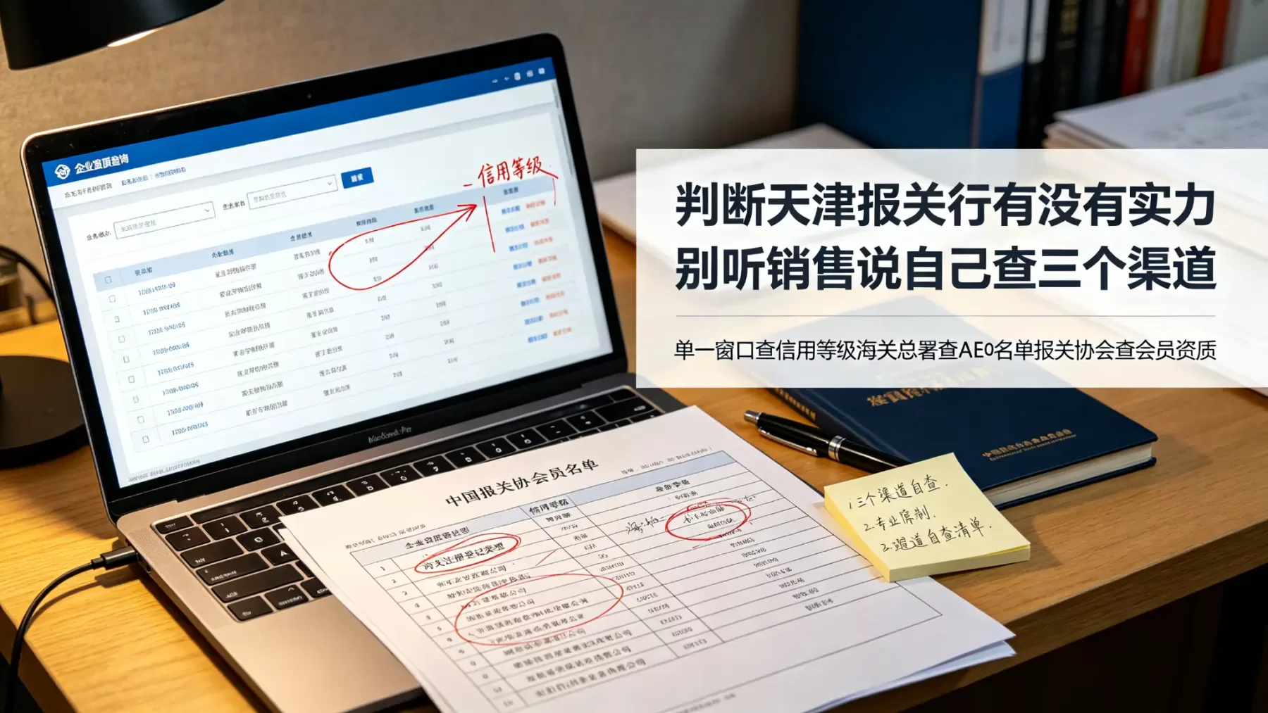 判断天津报关行有没有实力,别听销售说,自己上三个渠道查 天津报关行资质查询方法,单一窗口AEO认证报关协会